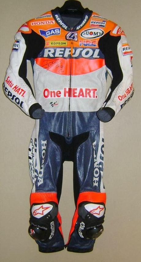 Alpinestars Racing Suit Andrea Dovizioso MotoGP 2010 - MotoMemorabilia.com