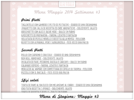 Menu di Stagione: Maggio #3 - PDF