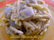 Trofie pesto pistacchi patate viola