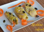 Involtini pangasio carote fagiolini