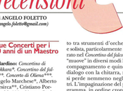 Recensione Angelo Foletto nuovo “Angelo Gilardino Guitar Concertos”