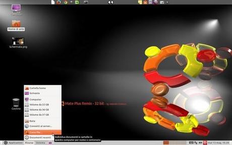 Ubuntu 14.04 Mate Plus Remix Menù Risorse