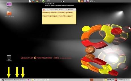 Ubuntu 14.04 Mate Plus Remix Scrivania