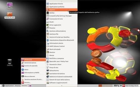 Ubuntu 14.04 Mate Plus Remix Menù Sistema