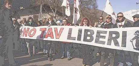 Nessuno scontro al corteo NO TAV