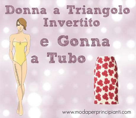 Abbinare la Gonna a Tubo per la Donna a Triangolo Invertito