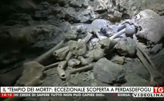 Archeologia della Sardegna: nuovi reperti scavati a Monte Prama e alcuni scheletri nuragici trovati a Perdasdefogu.