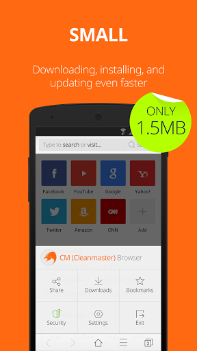  CM Browser Fast   il browser più leggero e veloce per Android