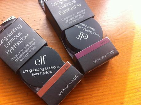 E.L.F: long lasting lustrous eyeshadow GALA & FESTIVITY