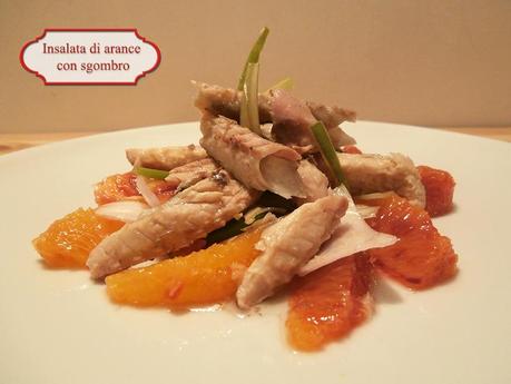 Insalata di arance con sgombro