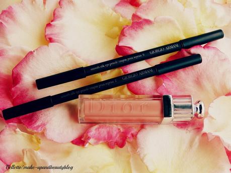 Dior Addict Gloss Angélique + Giorgio Armani Smooth Silk Eye Pencil n.2e n.6...reviews dei prodotti in collaborazione con la profumeria/pelletteria Di Tano!