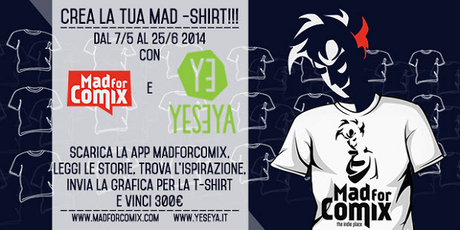 MadForComix e YESEYA.it insieme per un nuovo contest MadForComix 