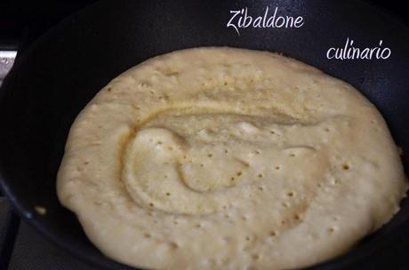 Pancakes con farina di ceci farciti