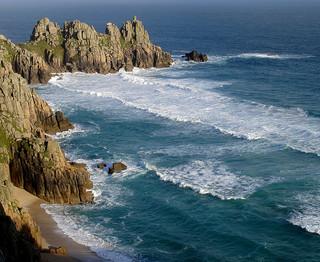 Logan Rock & Pednvounder beach