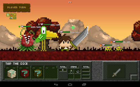  Tiny Dice Dungeon per Android, un frenetico RPG old style!