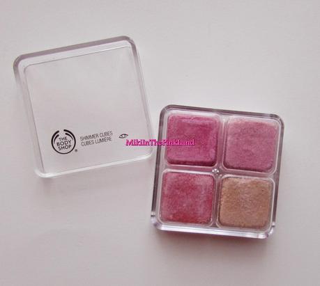 Shimmer Cubes The Body Shop Swatches & Review