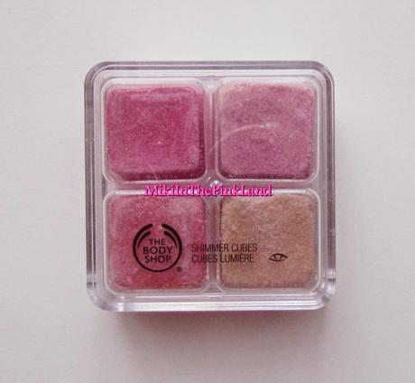 Shimmer Cubes The Body Shop Swatches & Review