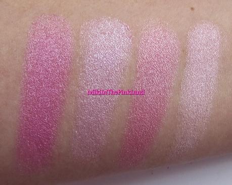 Shimmer Cubes The Body Shop Swatches & Review