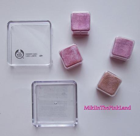 Shimmer Cubes The Body Shop Swatches & Review