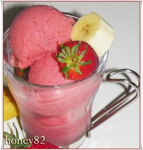 GELATO FRAGOLA E BANANA