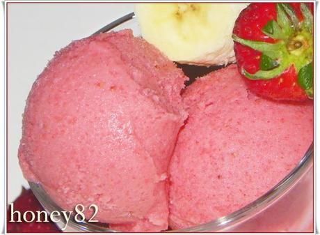 GELATO FRAGOLA E BANANA