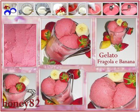 GELATO FRAGOLA E BANANA