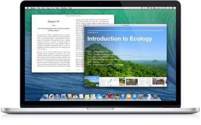 iBooks for OS X Mavericks Multiple books 410x255 Apple ha rilasciato OS X 10.9.3 (e Safari 7.0.3) Os X Mavericks aggiornamento 