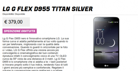 Schermata del 2014 05 16 002022 600x309 LG G Flex a 379 euro presso Gli Stockisti smartphone  LG G Flex lg 