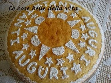 Plum-cake variegato e auguri a mia figlia