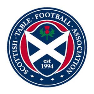 Lo stemma della Scottish Table Football Associaton - eh sì, cari miei, esiste davvero.