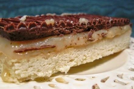 Quadrotti al Caramello e cioccolato