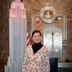 Isabella Rossellini accende l'Empire State Building contro l'aids04