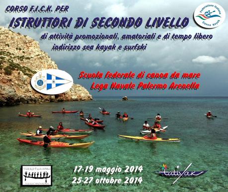 Corso FICK per Istruttori di kayak da mare a Palermo!