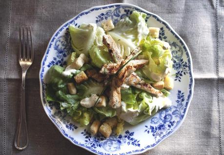 Smiling in the kitchen , ricette rapide, ricette light, Silvia Dall'Aglio, Caesar Salad., Cesar_salad-2