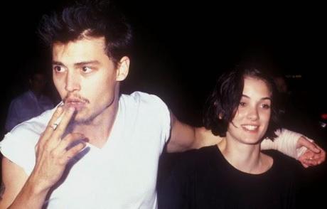 Wynona Ryder e Johnny Depp