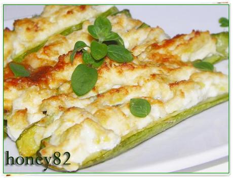 ZUCCHINE RIPIENE DI RICOTTA