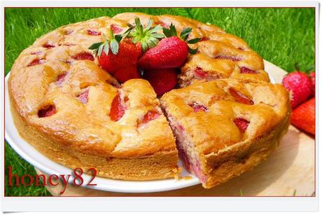 TORTA ALLE FRAGOLE SENZA UOVA