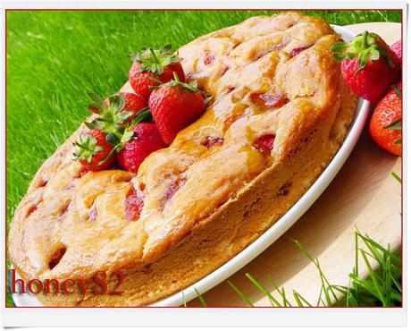 TORTA ALLE FRAGOLE SENZA UOVA