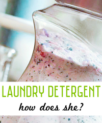 DIY Laundry Detergent - How Does She