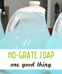 No-Grate Laundry Soap - One Good Thing