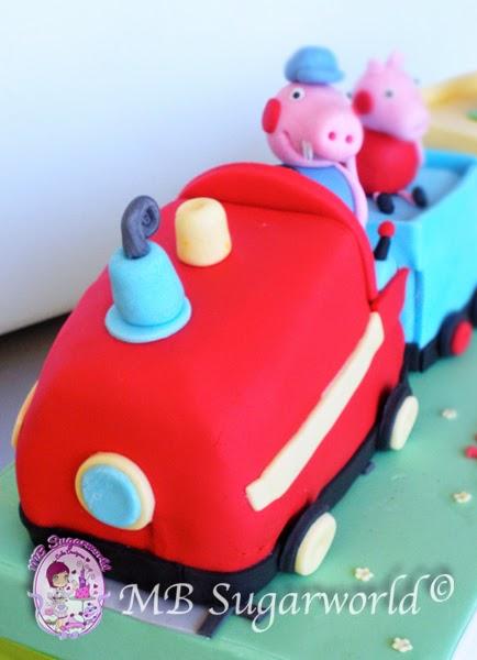 torta trenino Peppa Pig