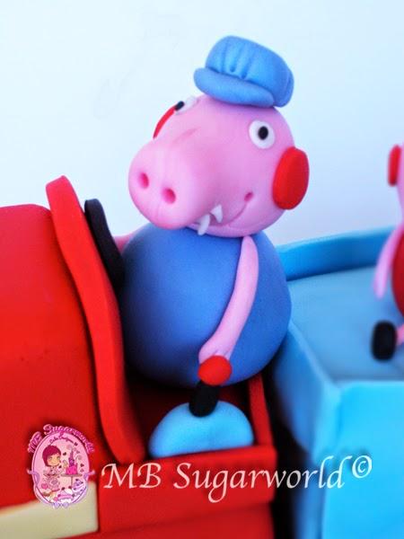 torta trenino Peppa Pig