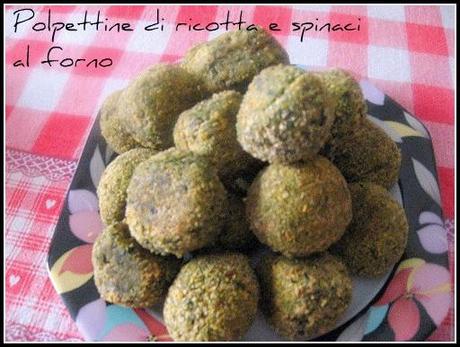 La cucina degli avanzi: polpette di ricotta e spinaci