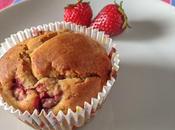 Muffin alle fragole grano saraceno. Ricetta senza glutine, lattosio burro