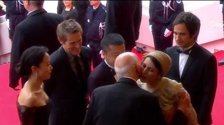 Cannes, Leila Hatami bacia il presidente del festival