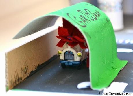 Garage richiudibile fai da te, guest post di Penso+Invento+Creo – DIY recycled foldable Garage Garage richiudibile fai da te, guest post di Penso+Invento+Creo – DIY recycled foldable Garage