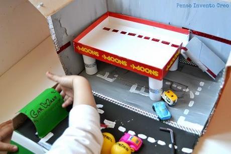 Garage richiudibile fai da te, guest post di Penso+Invento+Creo – DIY recycled foldable Garage Garage richiudibile fai da te, guest post di Penso+Invento+Creo – DIY recycled foldable Garage