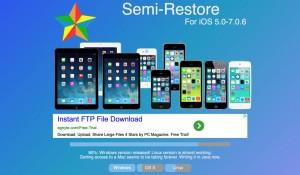 SemiRestore7: ripristinare iOS 7 e mantenere il Jailbreak dell'iPhone