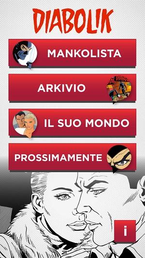 La mancolista di Diabolik gratis su iPhone iPhone iPad 