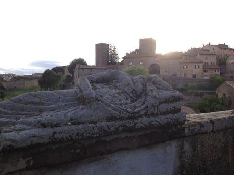 Panorama Tuscania tramonto